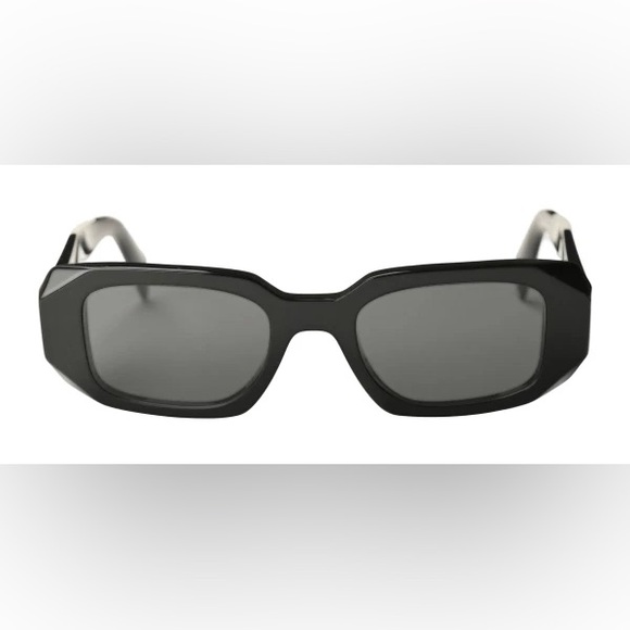 PRADA Sunglasses Small Geometric Symbole In Acetate Black PR 17WS - Picture 2 of 7
